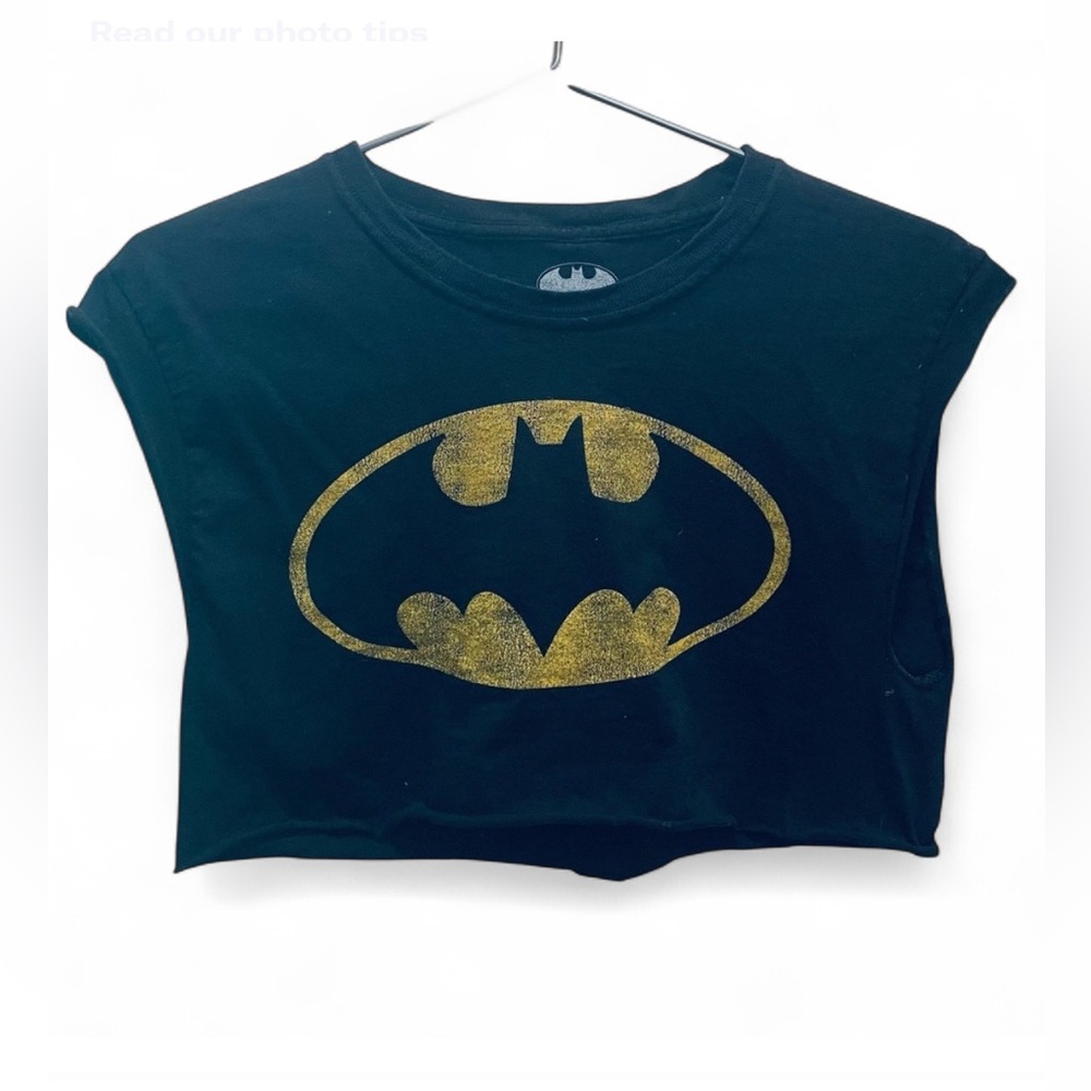 Batman Black Crop Top